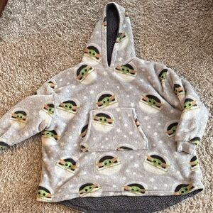 Kids oversized Hooded Fleece